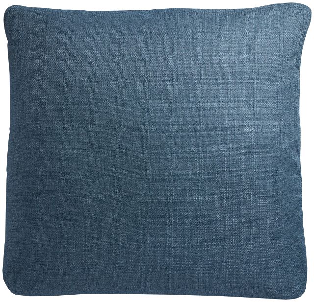 Zeke Dark Blue 24" Accent Pillow