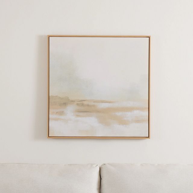 Fergis Light Beige Framed Wall Art