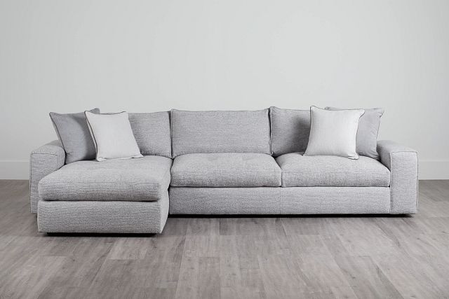 Nest Gray Fabric Left Chaise Sectional (0)