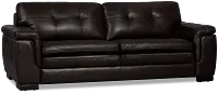Braden Dark Brown Leather Sofa