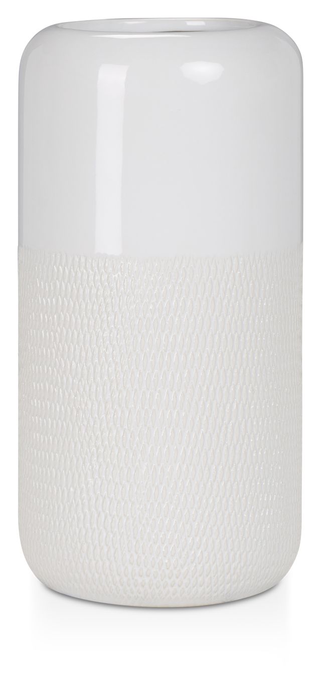 Augi White Medium Vase