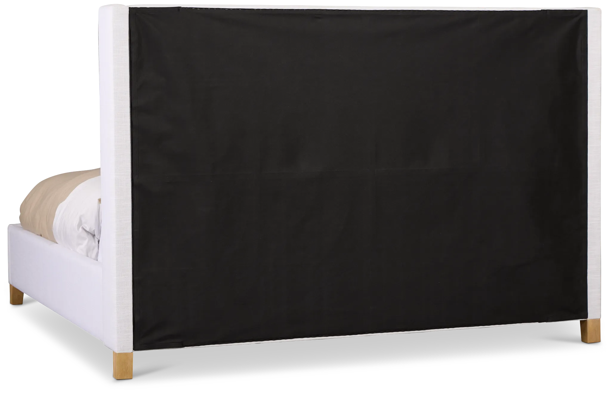 Nantucket White Uph Panel Bed