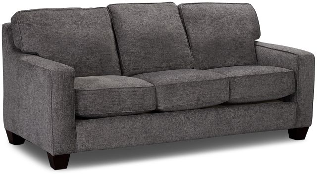 Andie Dark Gray Fabric Sofa