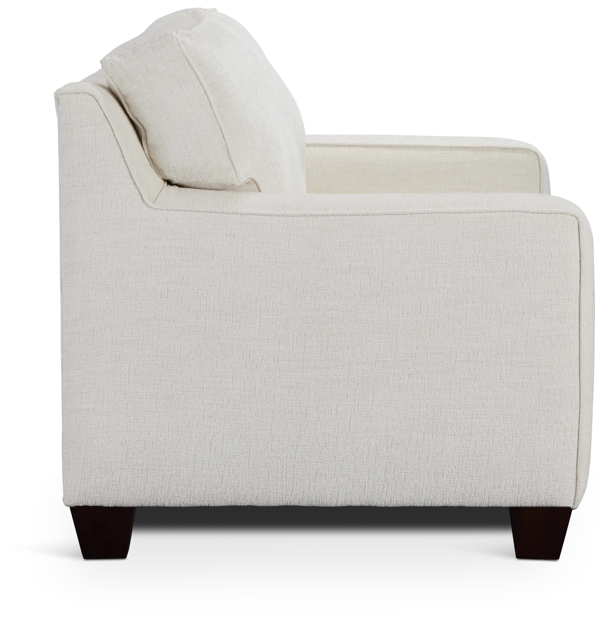 Andie White Fabric Loveseat Andie White Fabric Loveseat