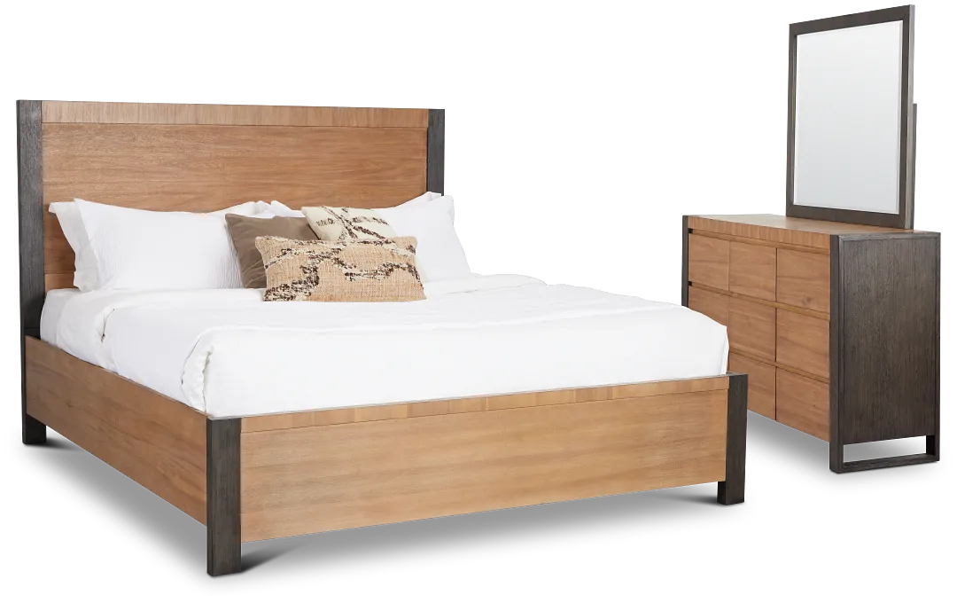 Jackson Two-tone Panel Bedroom