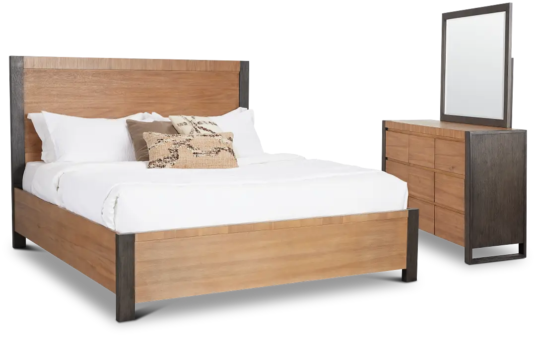 Jackson Two-tone Panel Bedroom Jackson Two-tone Panel Bedroom