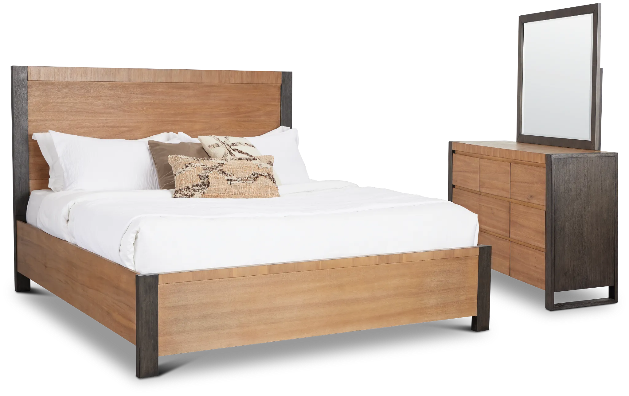 Jackson Two-tone Panel Bedroom