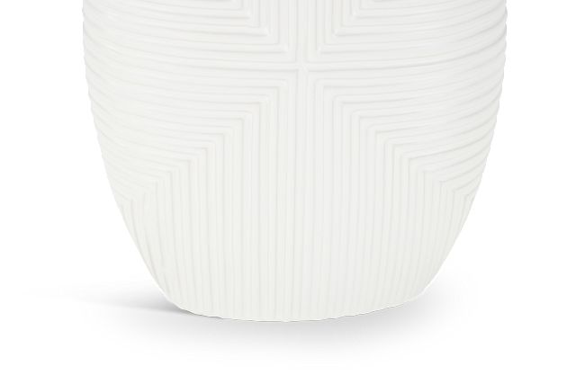 Banyan White Large Vase