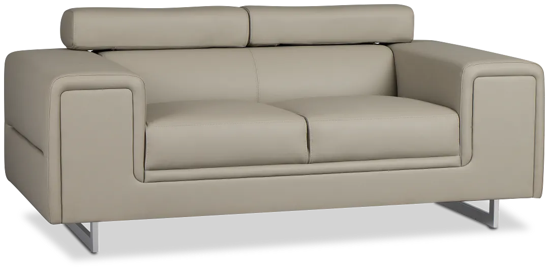 Drew Gray Micro Loveseat