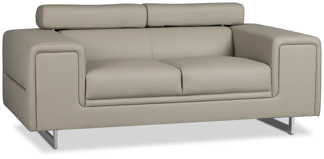 Drew Gray Micro Loveseat Drew Gray Micro Loveseat