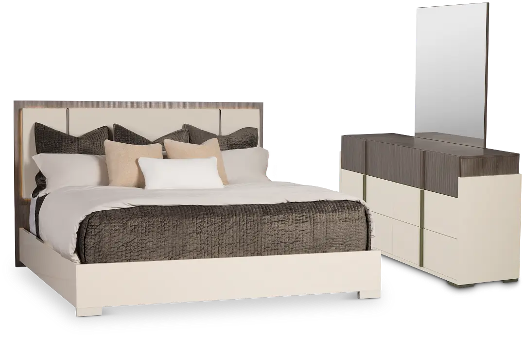 Sienna Two-tone Platform Bedroom Sienna Two-tone Platform Bedroom
