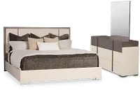 Sienna Two-tone Platform Bedroom