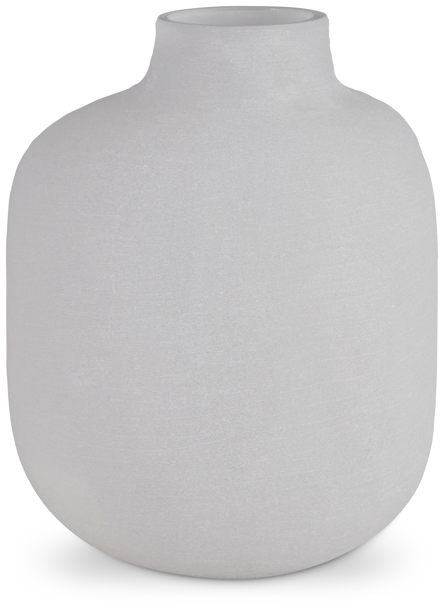 Mandy White Glass Vase