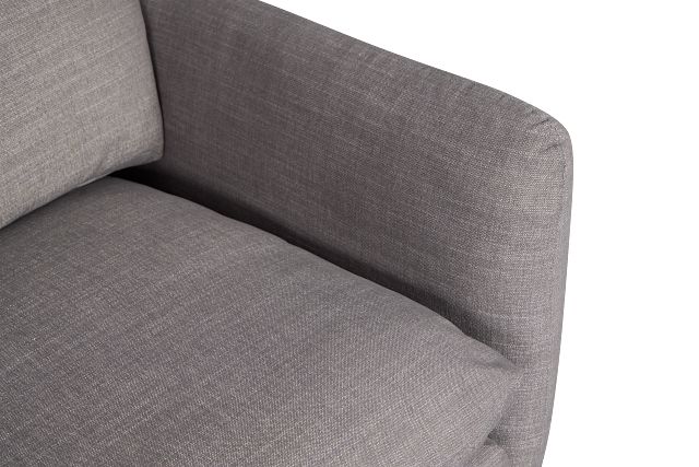 Serena Gray Fabric 3-piece Modular Sofa