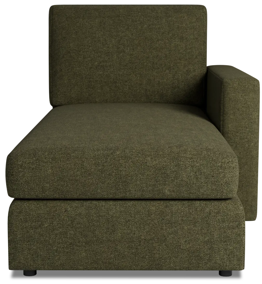 Citymod Green Fabric Right Chaise Citymod Green Fabric Right Chaise