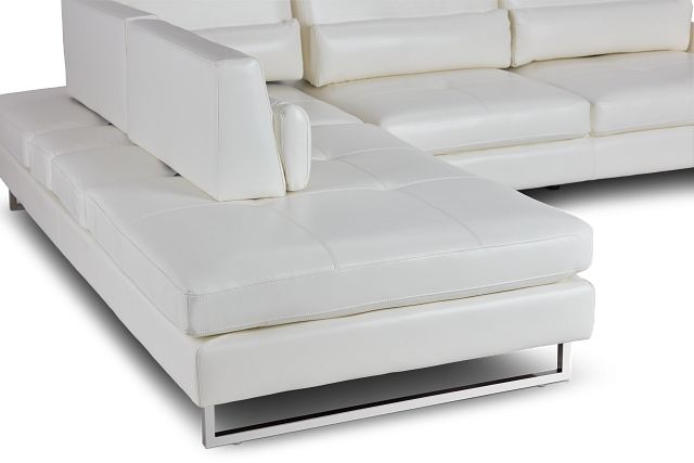 Alec White Micro Left Chaise Sectional (5)