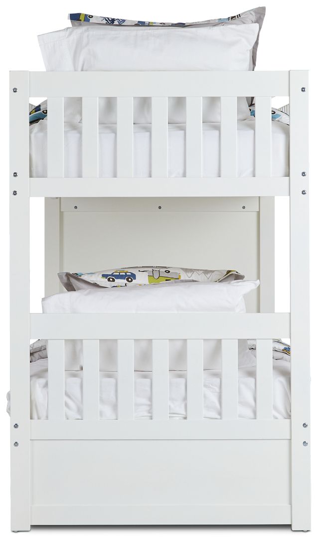 Bailey White Storage Bunk Bed