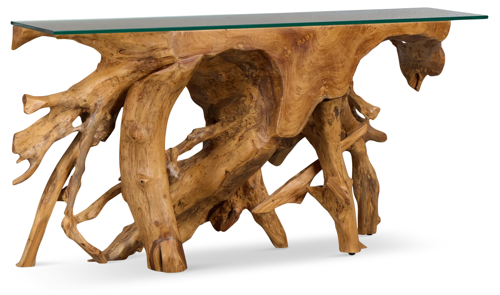 Haven Mid Tone Teak Console Table