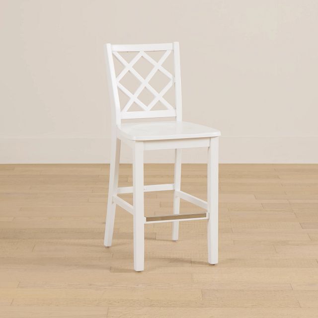 Edgartown White 24" Barstool