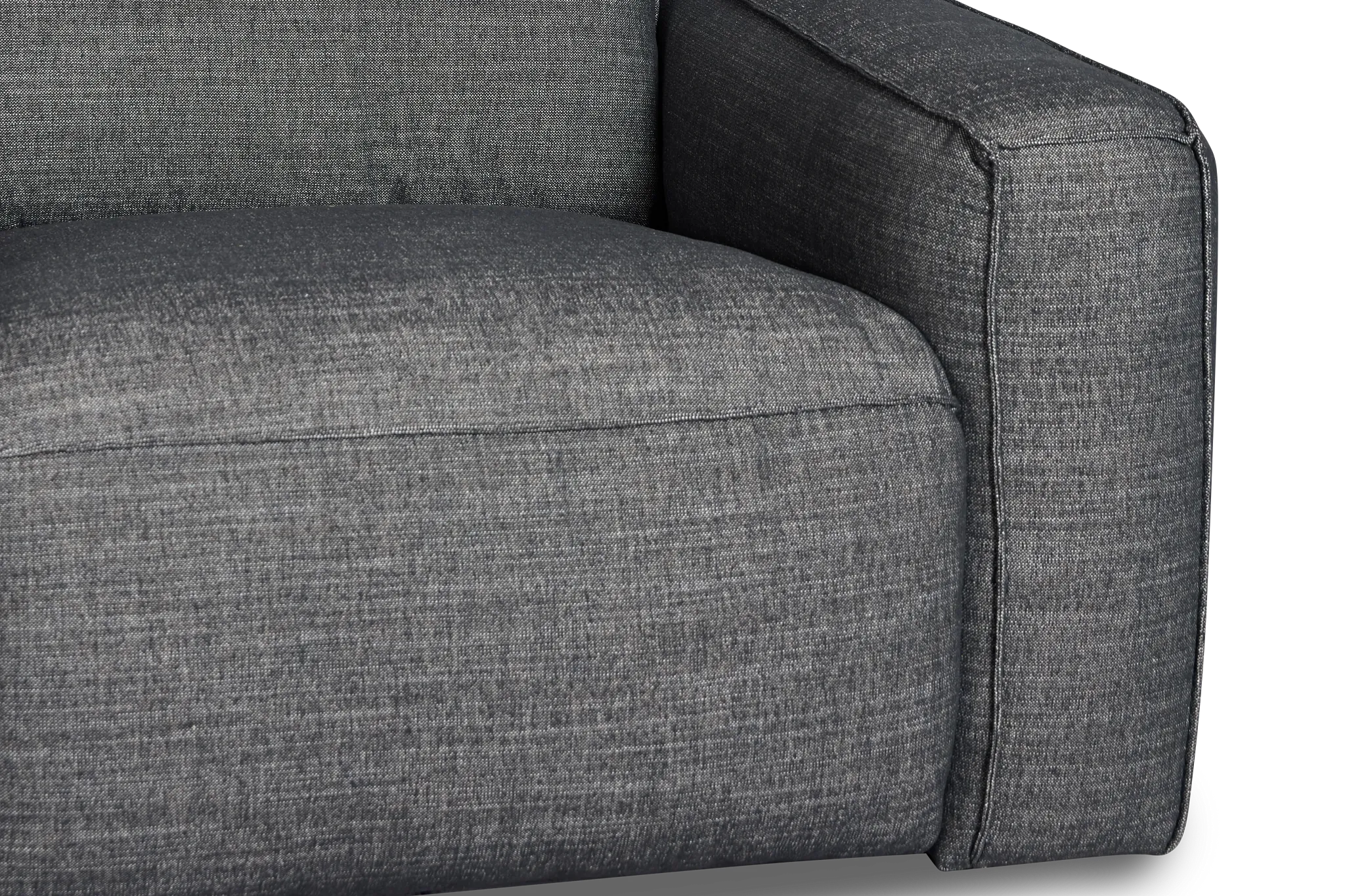 Ryland Dark Gray Fabric Power Reclining Console Sofa