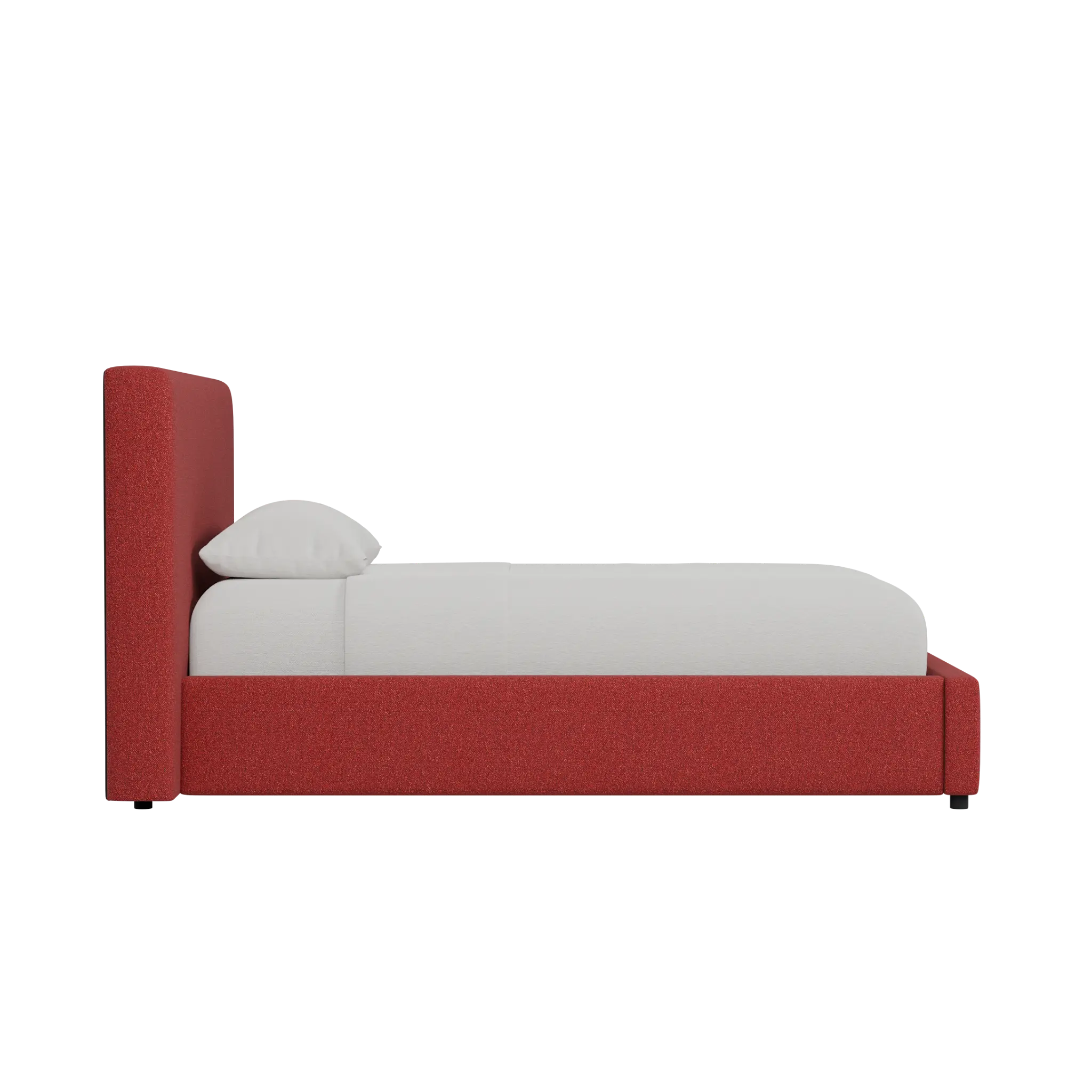 Grayton Elite Red 44" Upholstered Platform Bed Grayton Elite Red 44" Upholstered Platform Bed