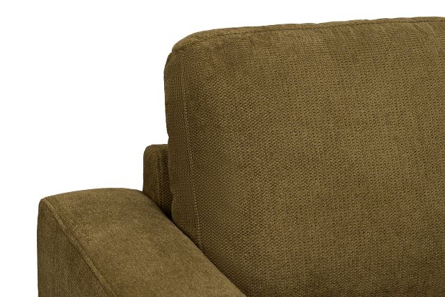 Carmen Green Fabric Loveseat