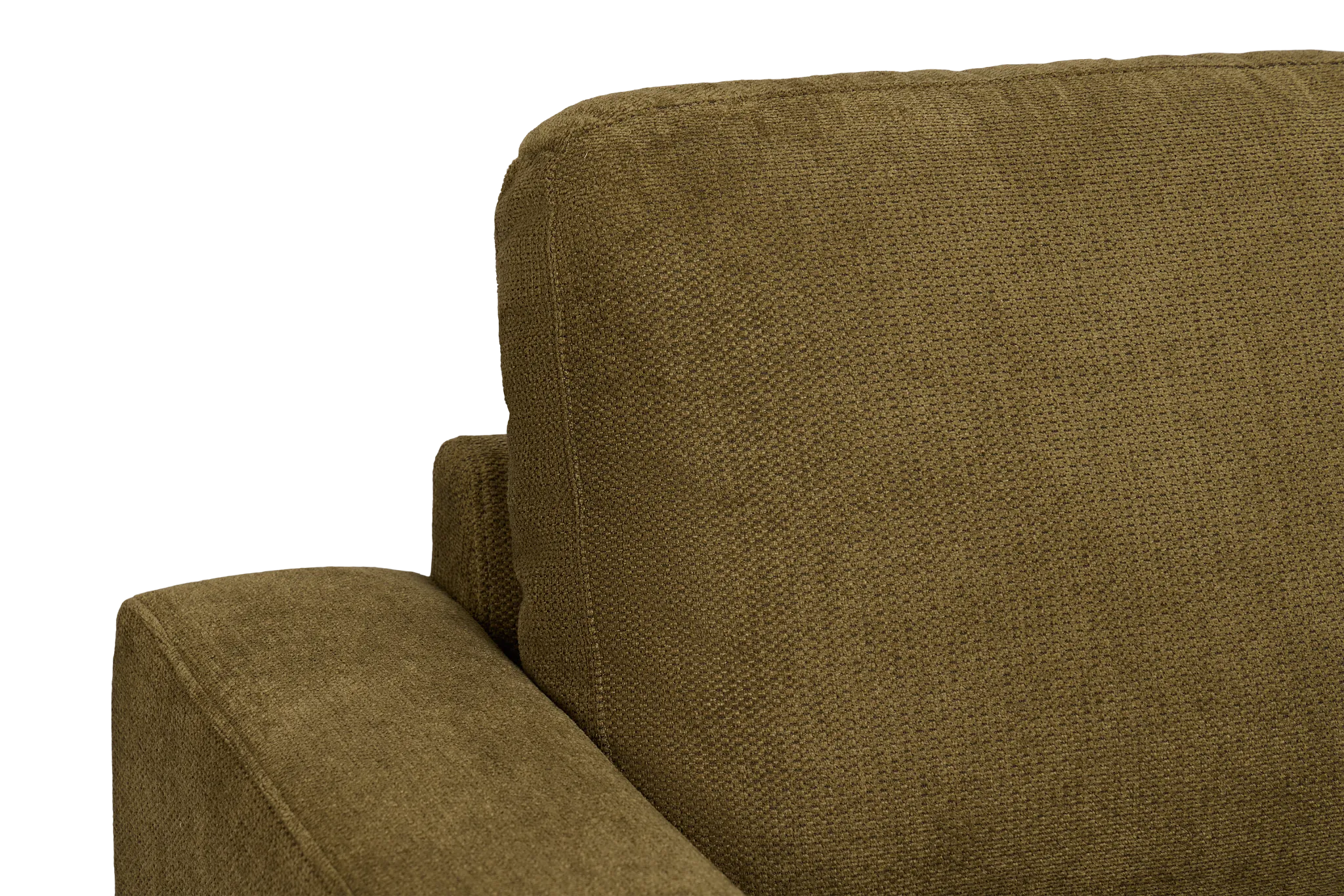 Carmen Green Fabric Loveseat