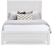 Everett White Panel Bed