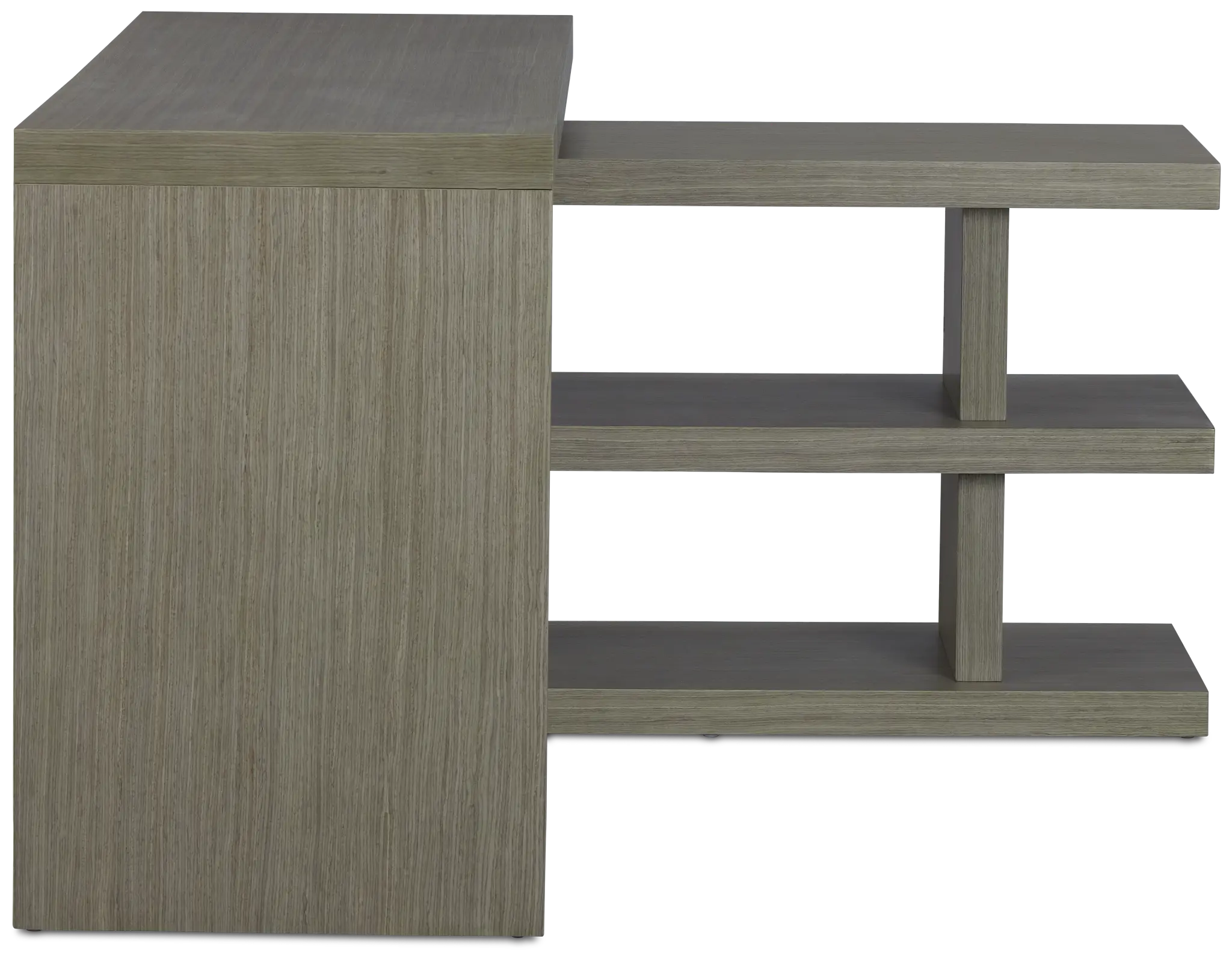 Olympia Gray Wood L Desk Olympia Gray Wood L Desk