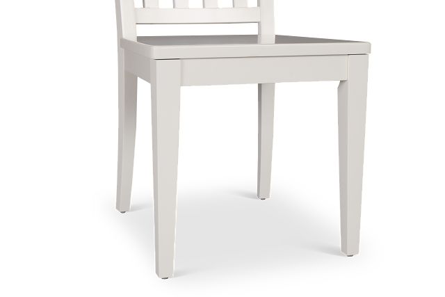 Nantucket White Wood Side Chair