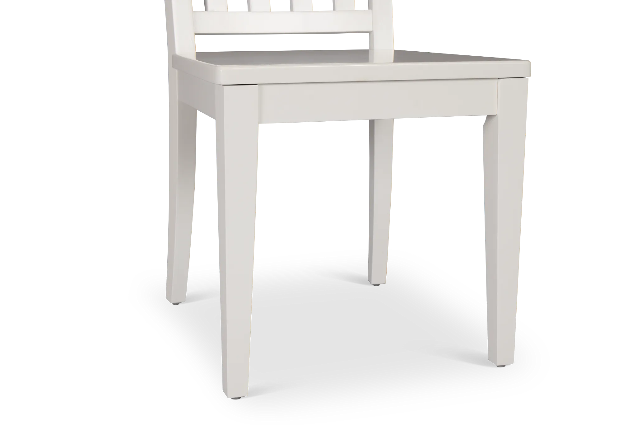 Nantucket White Wood Side Chair