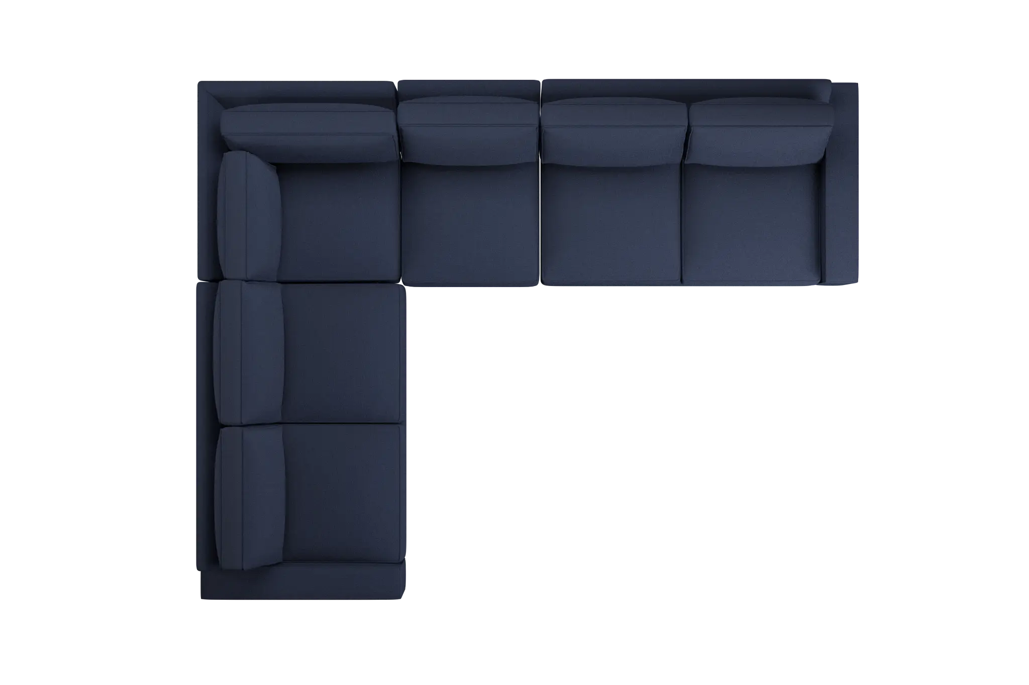 Edgewater Peyton Dark Blue Medium Two-arm Sectional Edgewater Peyton Dark Blue Medium Two-arm Sectional