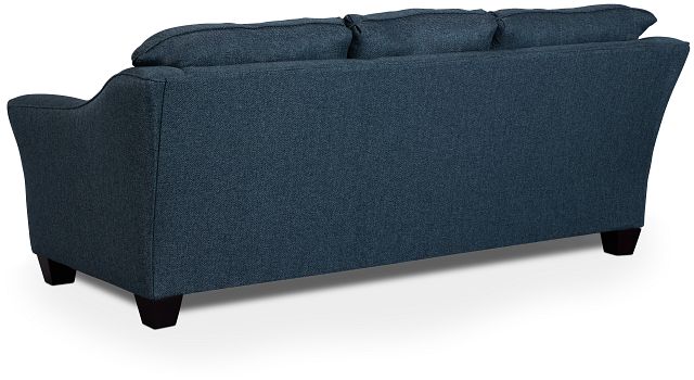 Avery Dark Blue Fabric Sofa