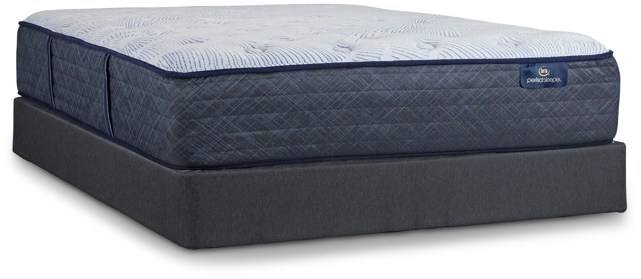 Serta Perfect Sleeper Blue Lagoon Nights Plush Mattress Set Serta Perfect Sleeper Blue Lagoon Nights Plush Mattress Set