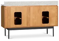 Nomad Light Tone 60" Double Bathroom Vanity