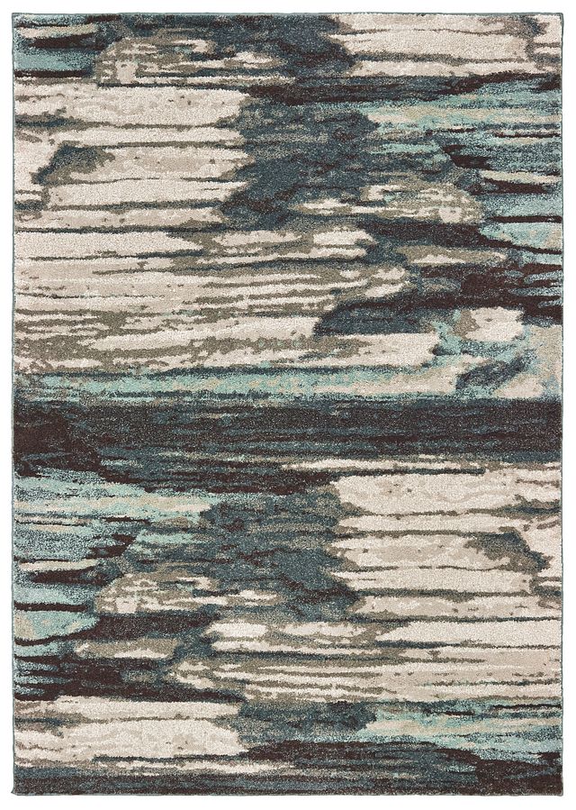 Carey Blue 5x8 Area Rug