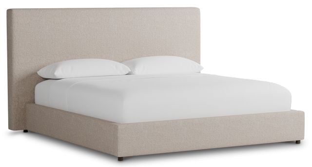 Grayton Elite Taupe 54" Upholstered Platform Bed