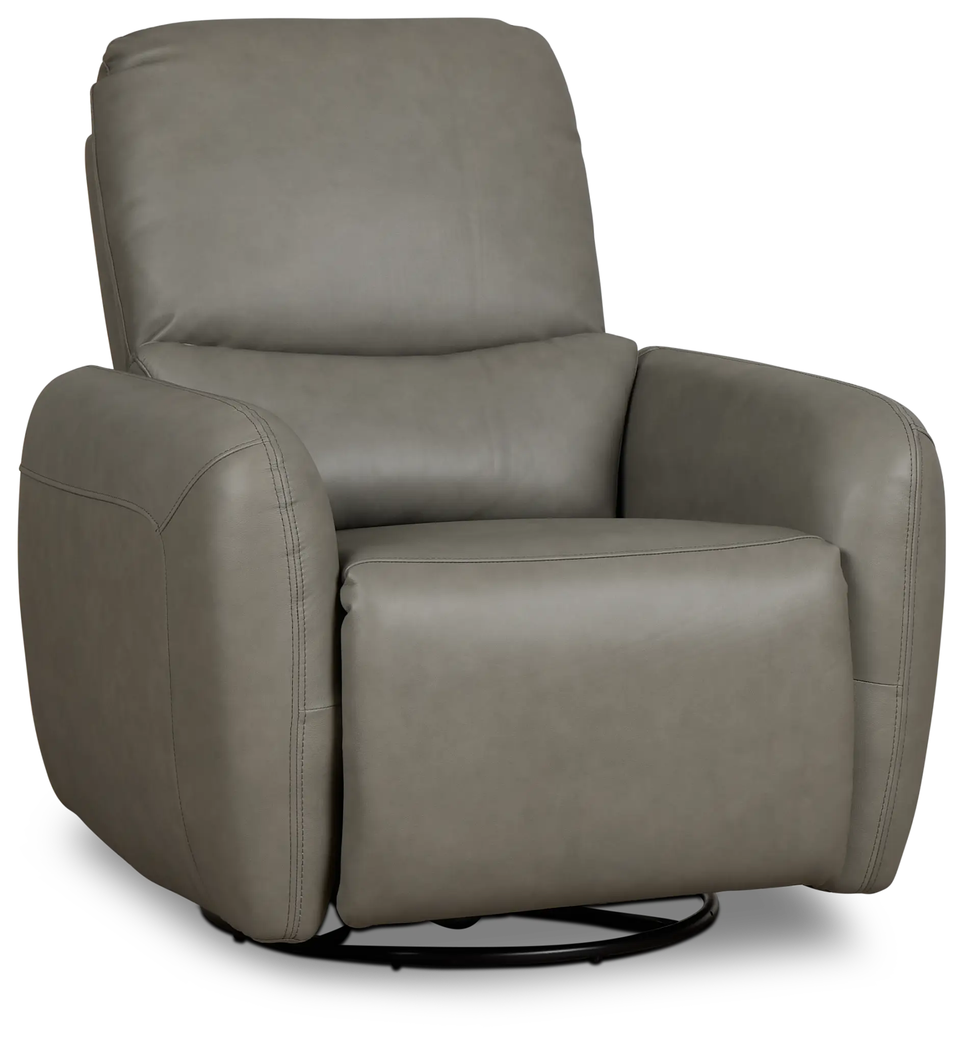 Eve Light Gray Lthr/vinyl Power Swivel Glider Recliner Eve Light Gray Lthr/vinyl Power Swivel Glider Recliner