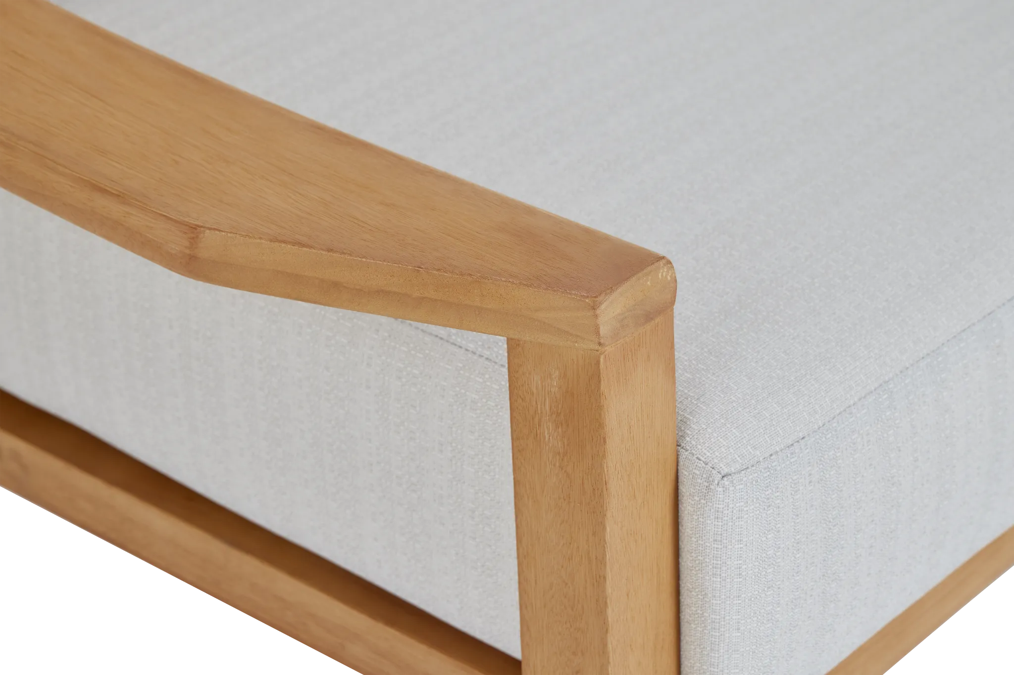 Tobago Light Tone Chair With Gray Cushion