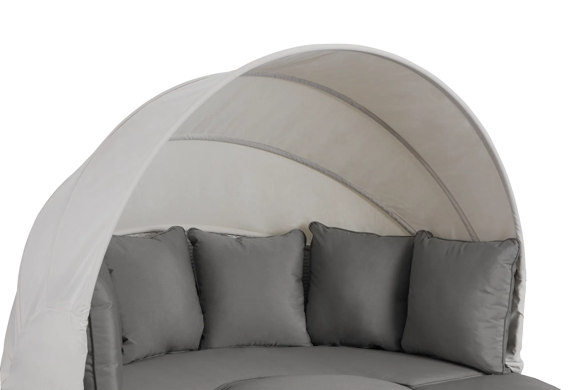 Biscayne Gray Canopy Daybed