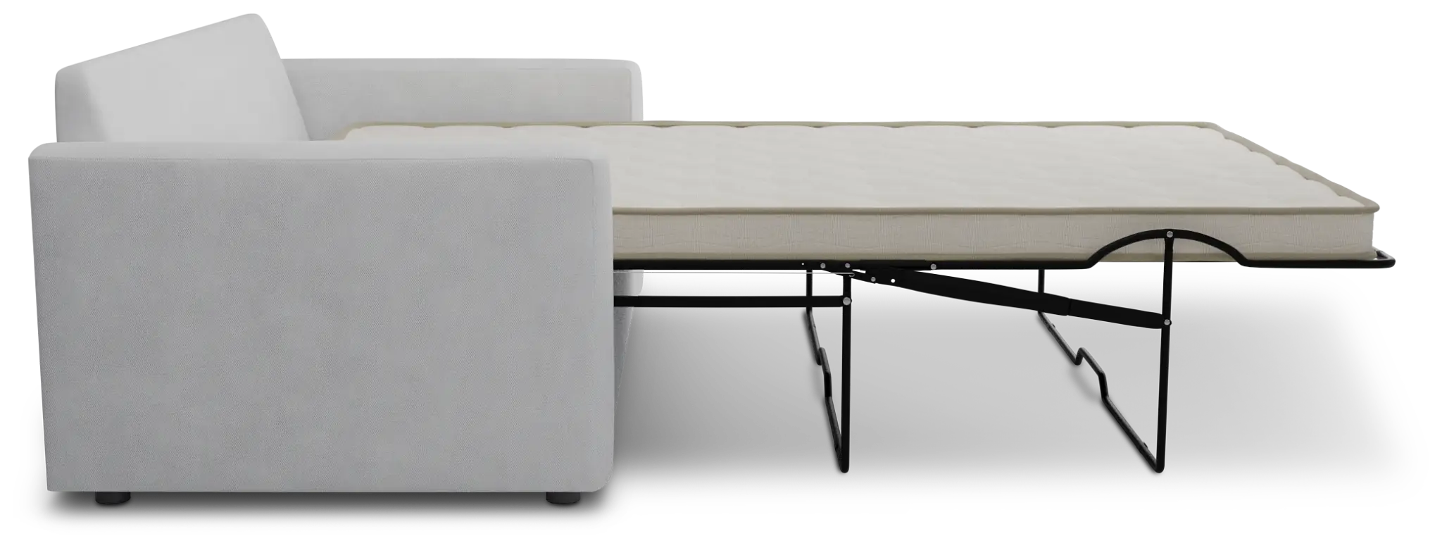 Siesta Peyton White Fabric Innerspring Sleeper Siesta Peyton White Fabric Innerspring Sleeper