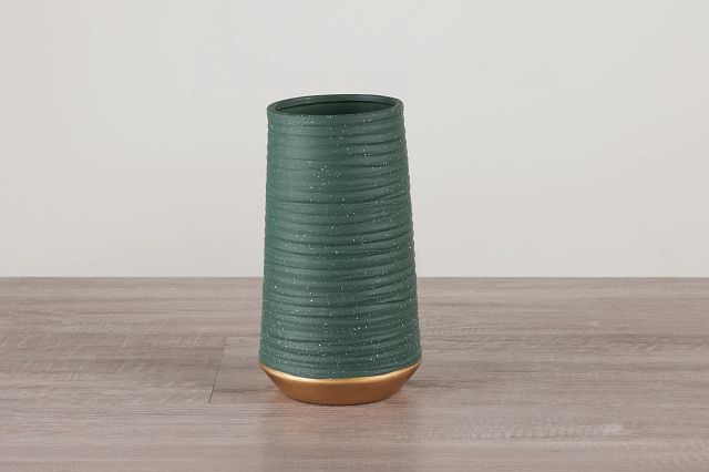 Lani Dark Green Vase
