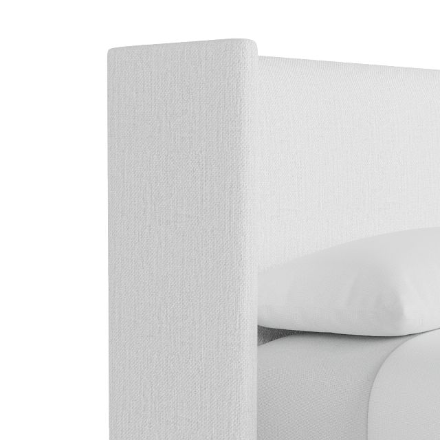 Captiva Revenue White 48" Upholstered Shelter Bed