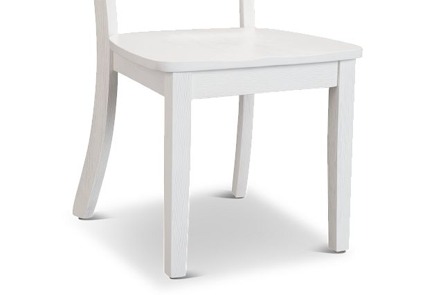 Woodstock White Wood Side Chair