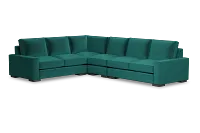 Edgewater Joya Green Medium Two-arm Sectional