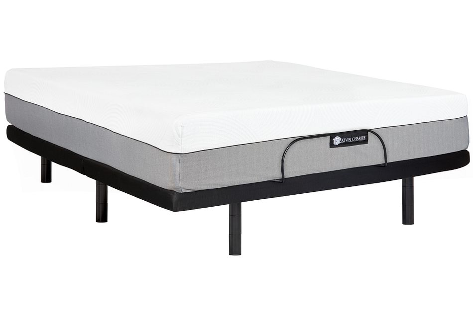 Kevin Charles Exhale Ultra Plush Memoryfoam Gold Adjustable Mattress Set