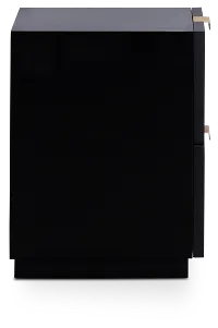 Sartan Black Accent Table