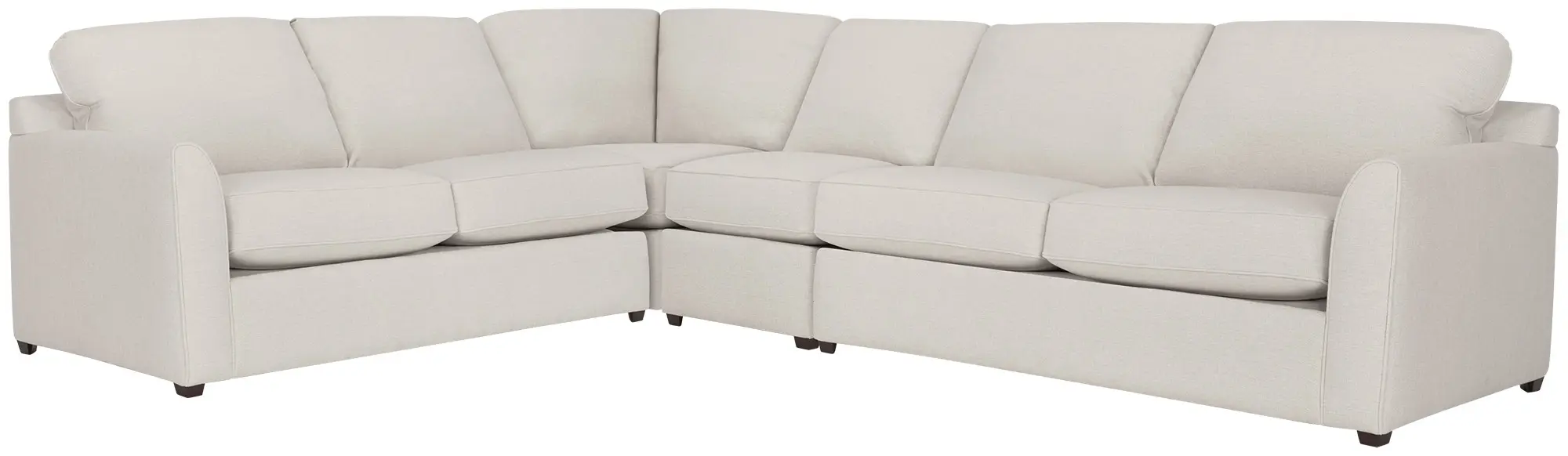 Asheville Light Taupe Fabric Large Two-arm Sectional Asheville Light Taupe Fabric Large Two-arm Sectional