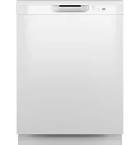 Ge 450 Series White Built In Dishwasher