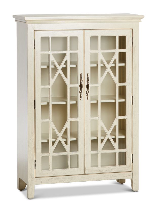 Alexis Ivory Tall Two-door Cabinet